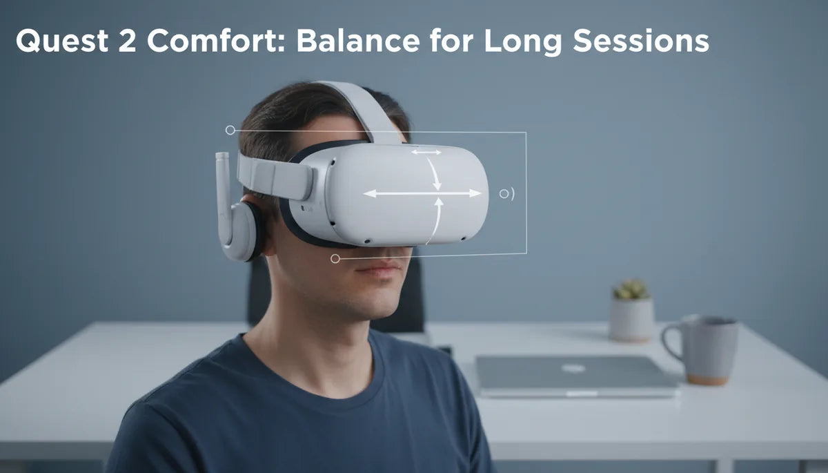 Counterweight Solutions: Balancing Quest 2 Weight for Less Fatigue During Extended Play