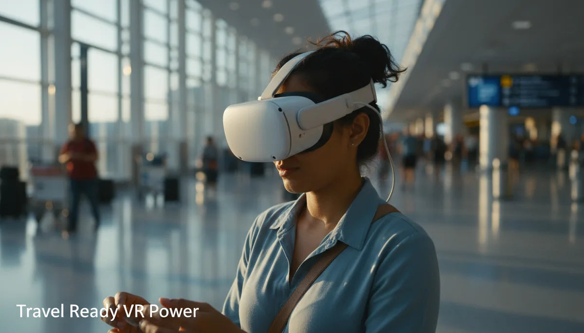 Travel Ready VR: Lightweight Battery Solutions for Meta Quest 2 On The Move