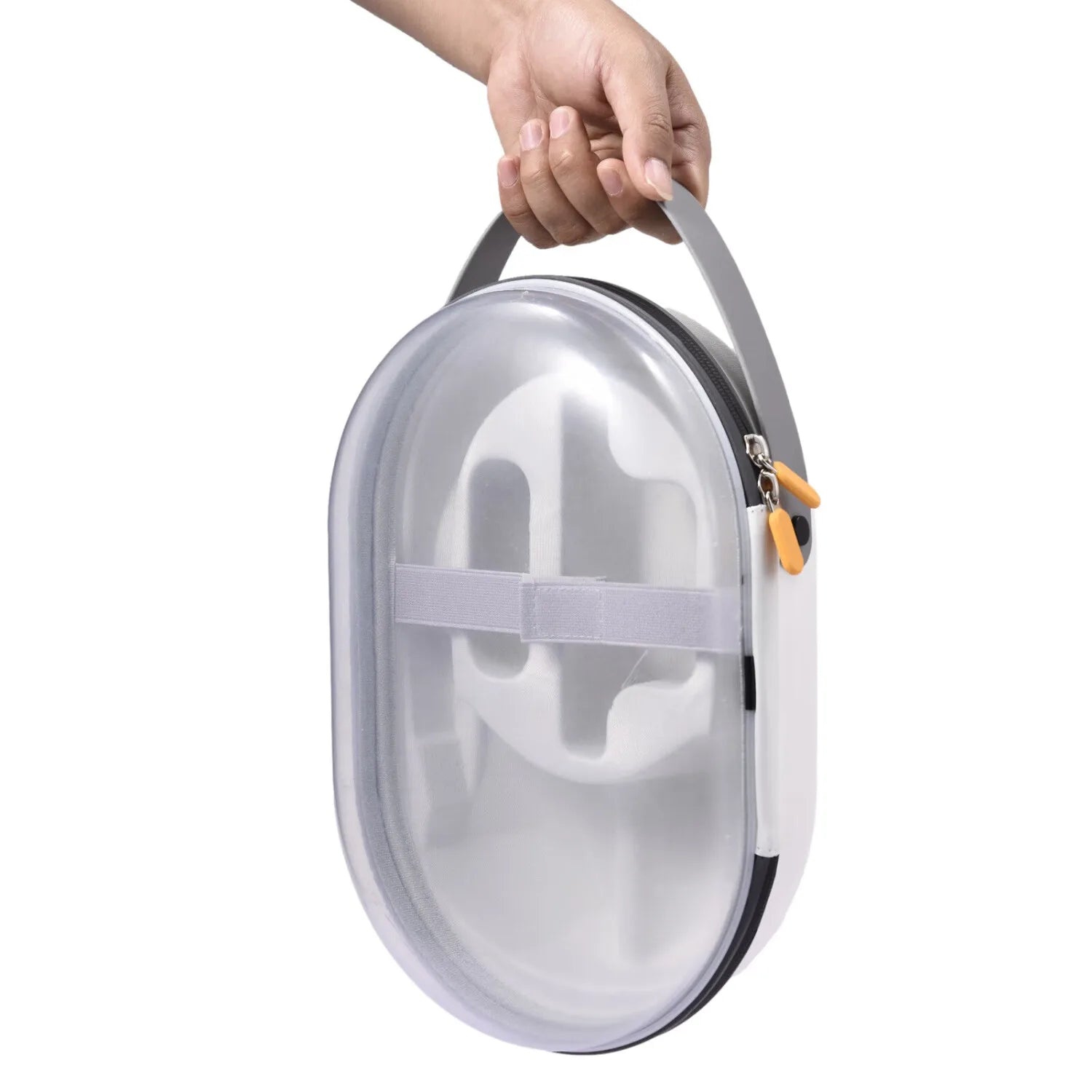 "Carbon Fiber Transparent Storage Bag for Apple Vision Pro by TUOSIMAN"