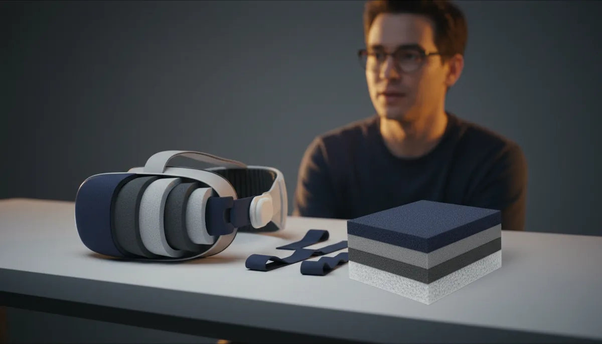Materials and padding that boost glasses comfort on the Quest 2