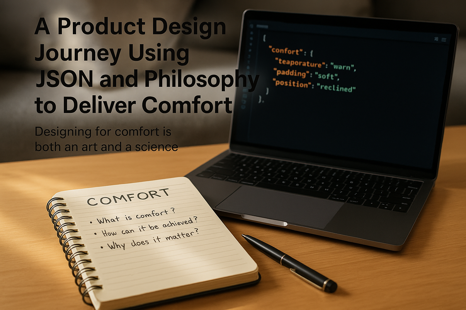 A Product Design Journey Using JSON and Philosophy to Deliver Comfort