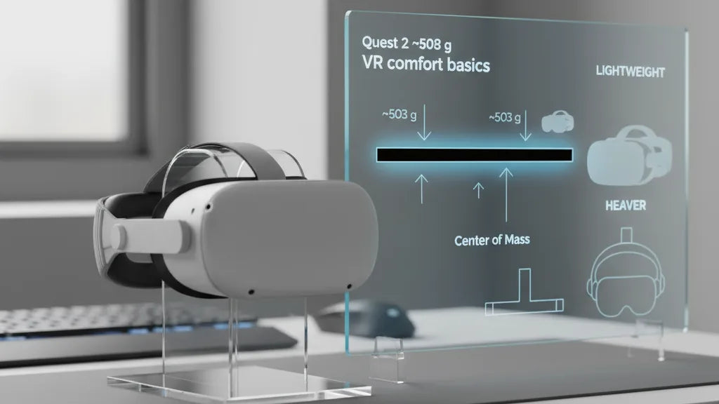 Understanding Quest 2 weight versus other VR headsets and the comfort impact