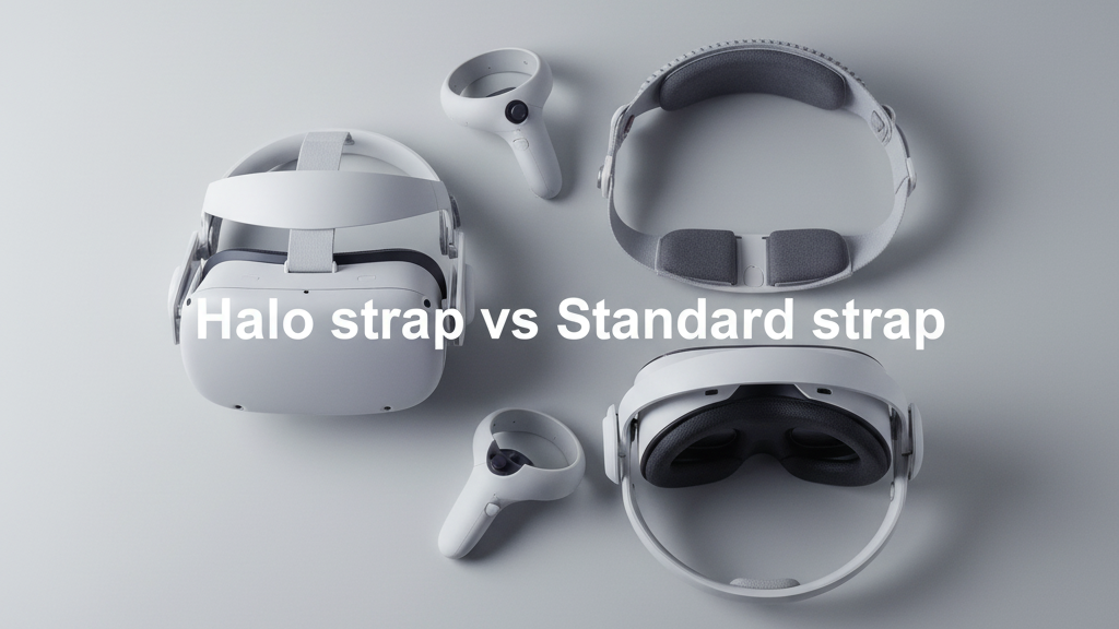 Halo strap vs standard head strap: which enhances Quest 2 comfort for extended play