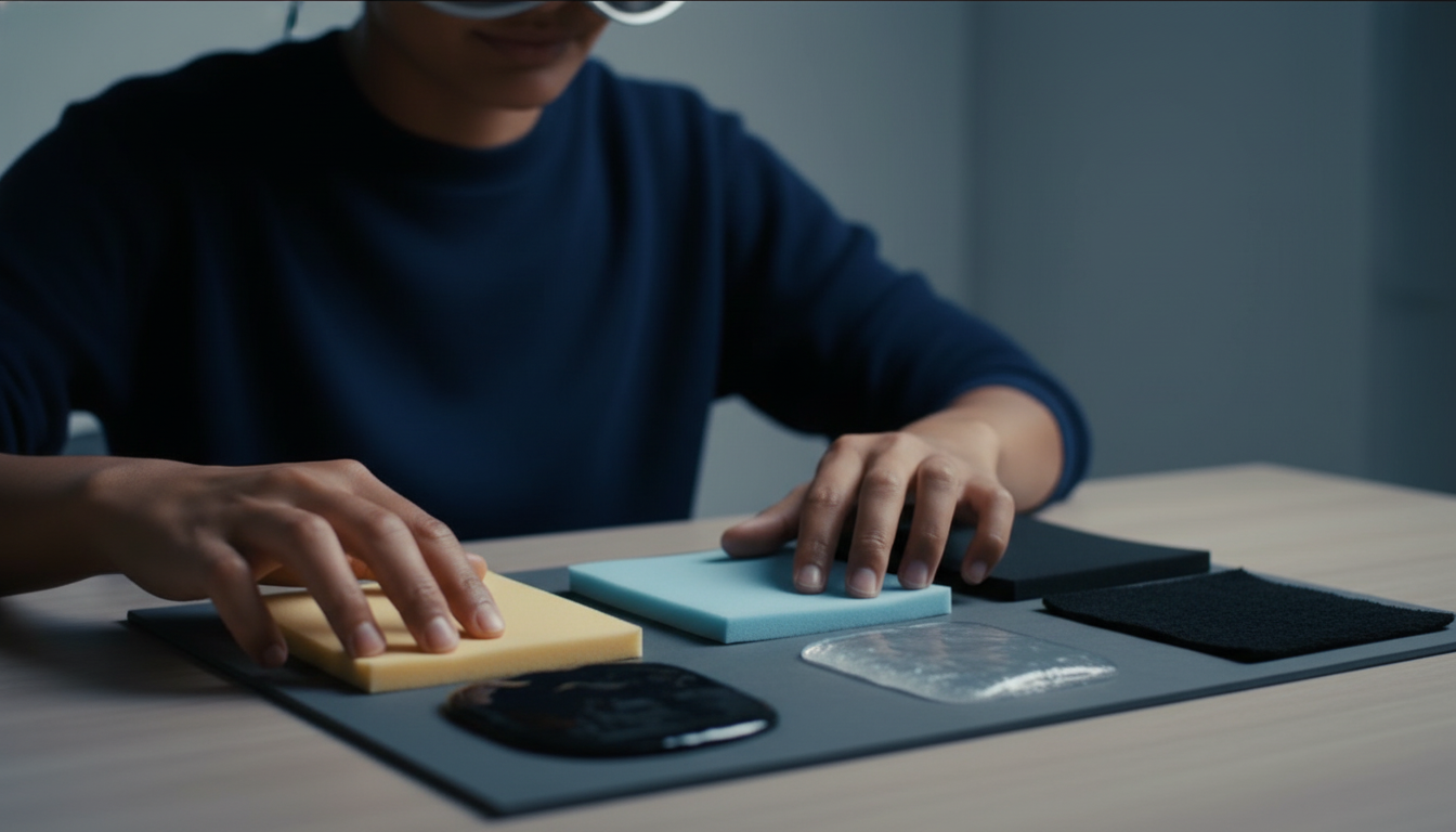 The impact of padding materials on VR comfort and cervical support