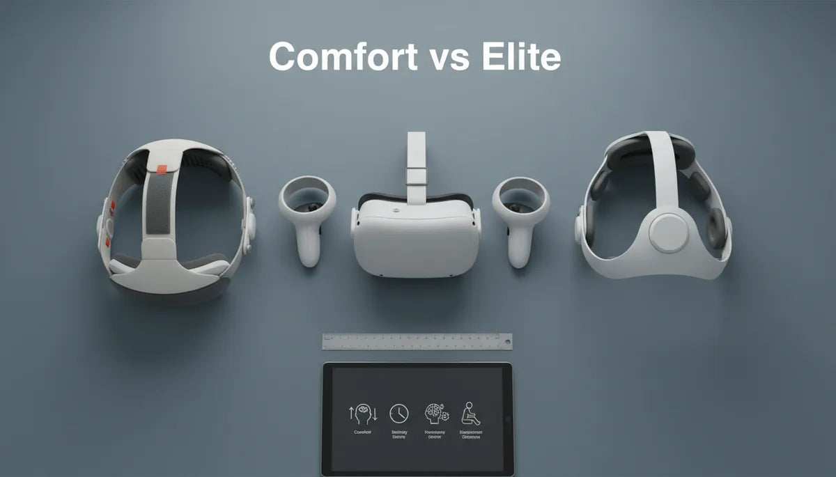 How to Decide Between the Quest 2 Comfort Strap and the Elite Strap for Extended Play