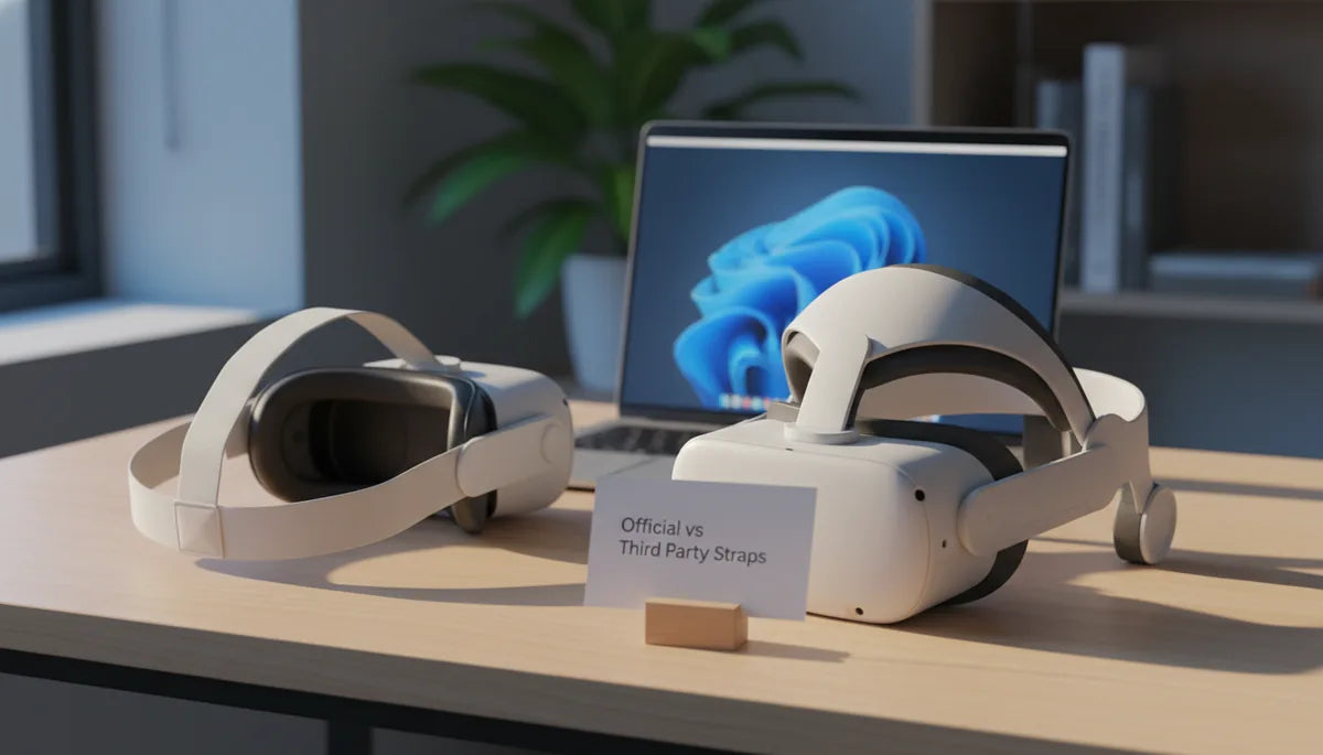 Oculus Quest Two Straps Showdown: Official vs Third-Party Options for Glasses Comfort