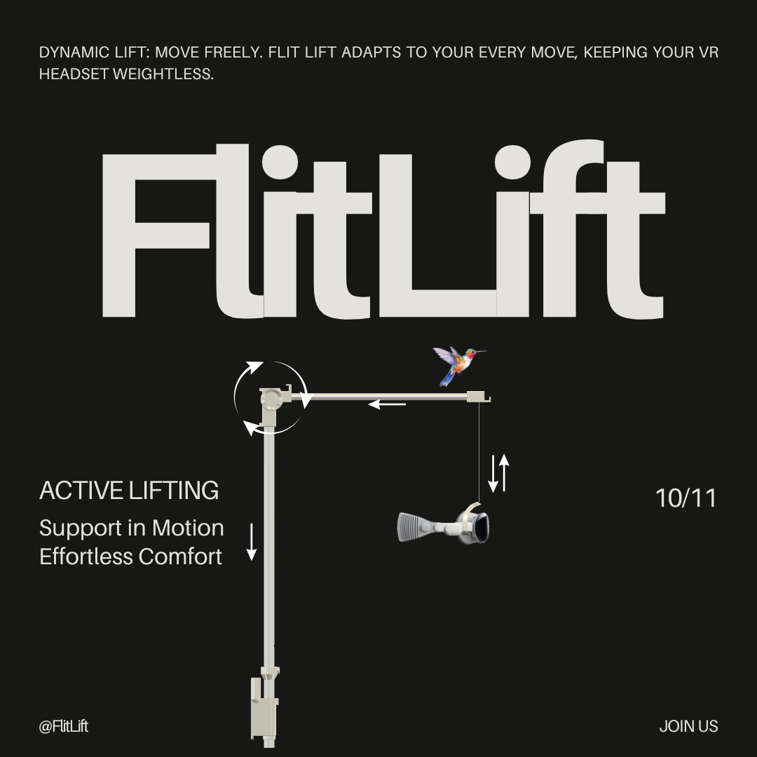 Flit Lift Stand/Dock - The Universal VR Stand for Wall, Desk, Chair & More